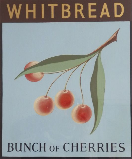 Hanging sign Bunch of Cherries, Oaklands