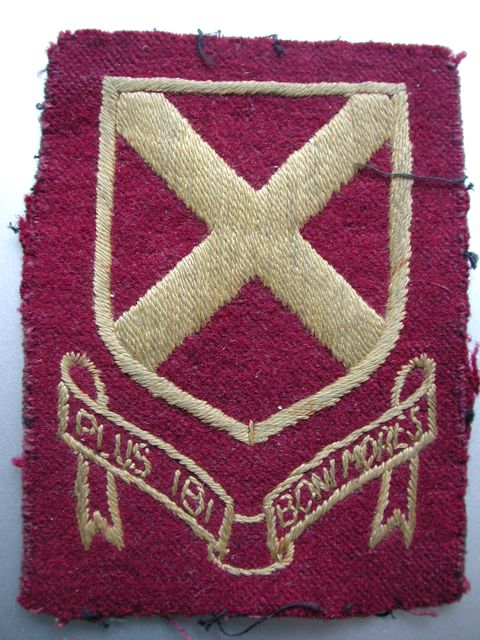 Beaumont Boys' School blazer badge 1950s