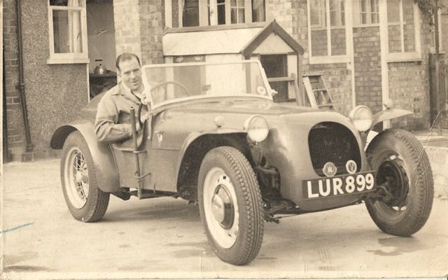 Robb Butler rally car 1950s
