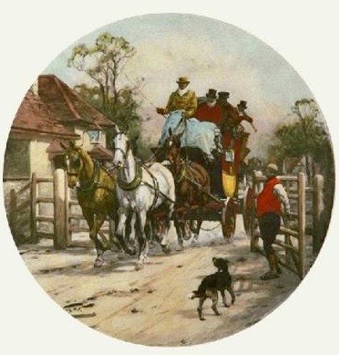 Full carriage at a toll gate