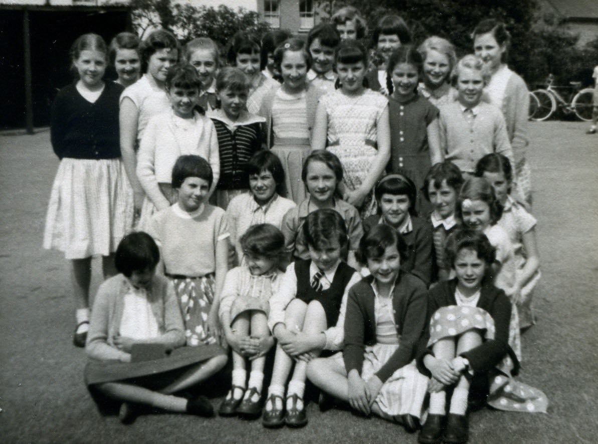 FS Class 4A girls in 1959
